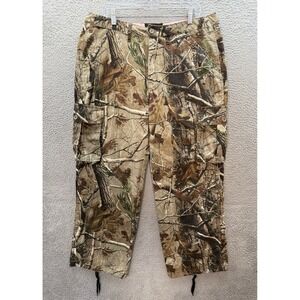 Realtree Pants Girls Extra Large Camouflage Cargo AP HD Camo Outdoors Hunting